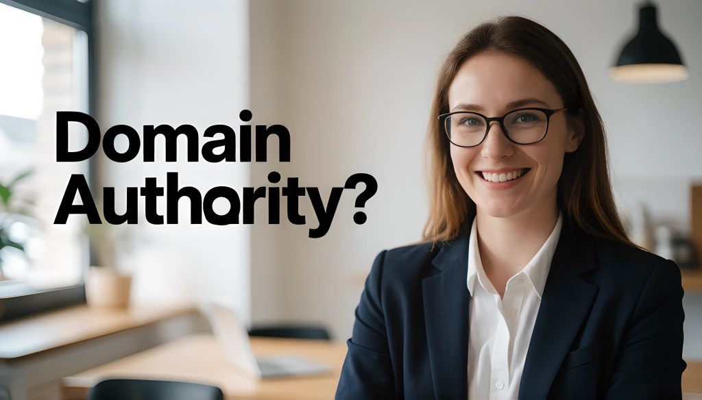 Woman asking What Is Domain Authority